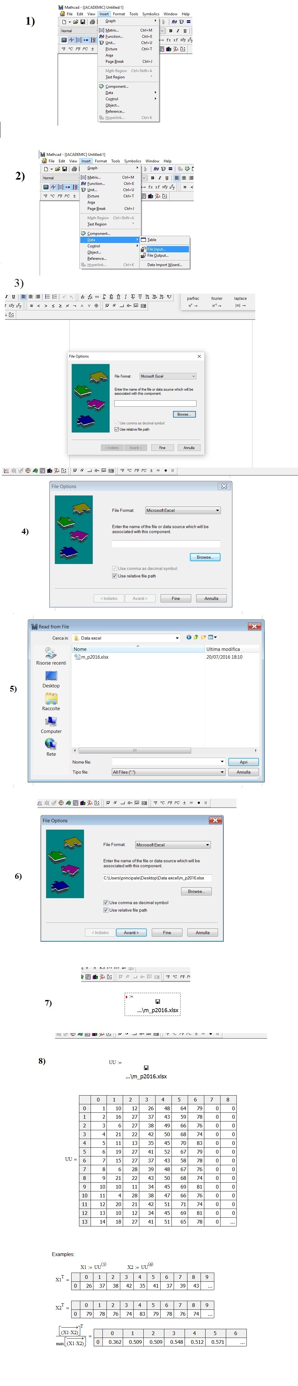 How to define a variable on MathCad from an Excel. - PTC Community
