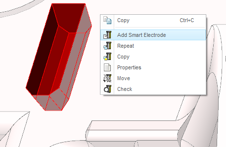 Add Smart Electrode command in context menu