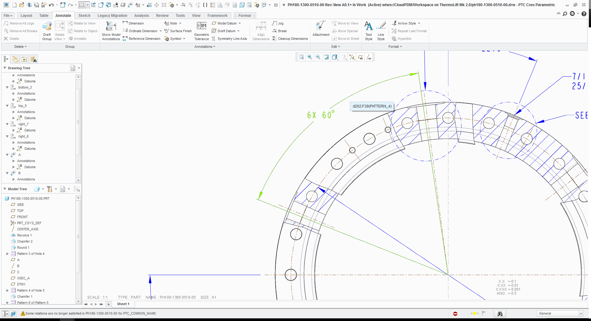 Solved: Drawing Angle Dimension Not Clocked on Centerline - PTC Community