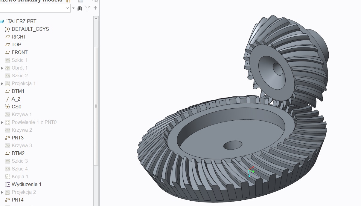 Premium AI Image  A 3d model of a spiral of gears