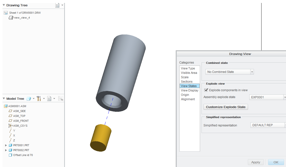 cad offset lines