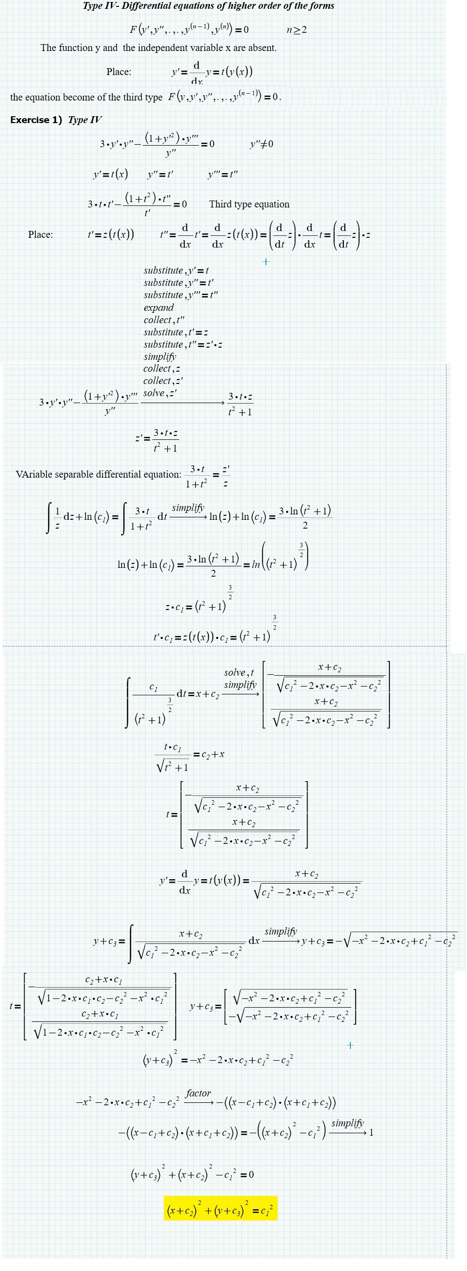 Re How To Solve Differential Equation Sympolicall Ptc Community