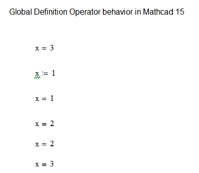 global assignment operator mathcad