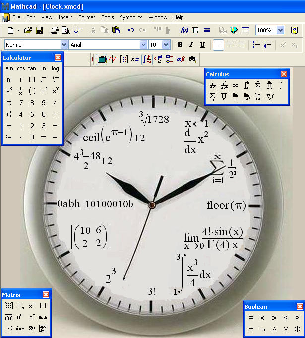 Mathcad-Clock.PNG