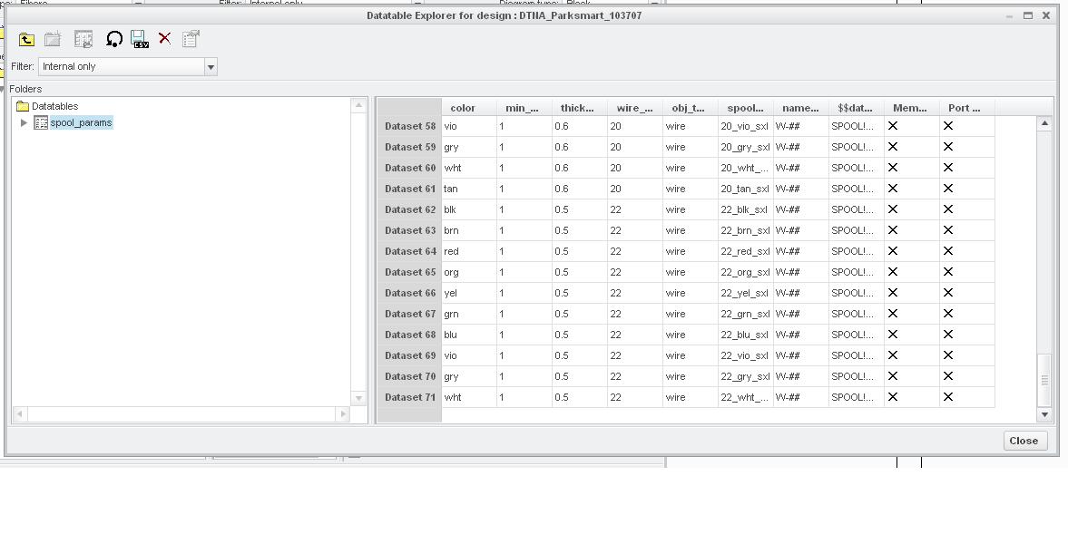 show datatable entries catalog entries Page Creating 2  Community PTC fiber