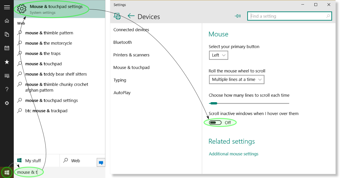 how to disable zoom on touchpad windows 10