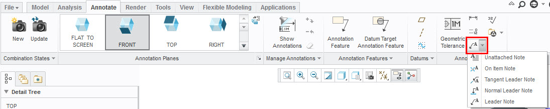 New functions in SMARTAnnotate - CAD Zusatzapplikationen für Creo Parametric