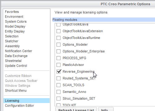 ptc creo license cost