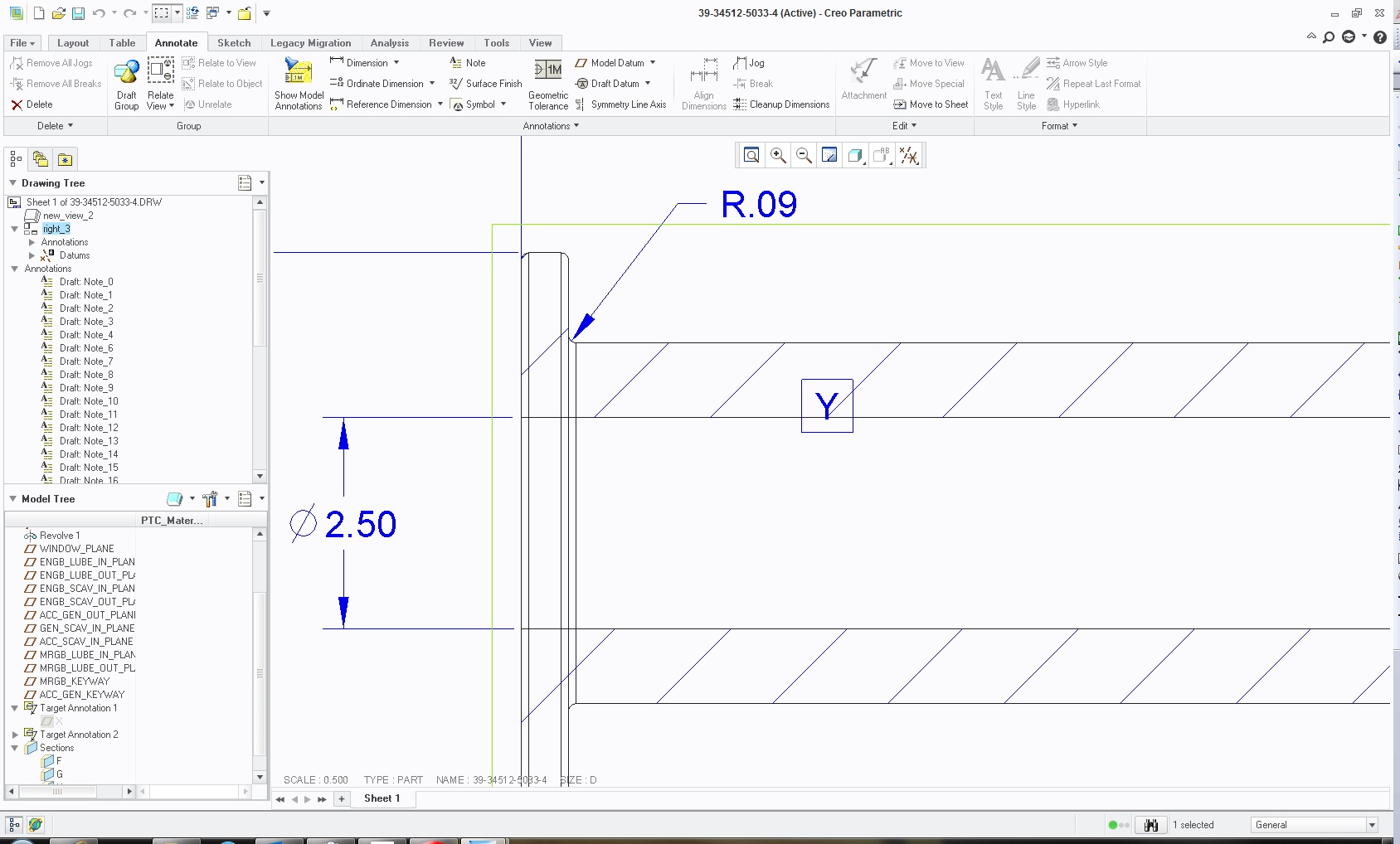 datum in drawing