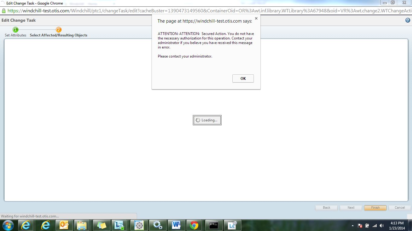 Change task issue - PTC Community