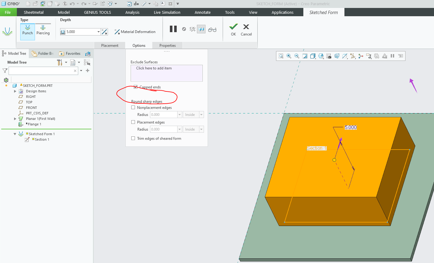 Solved Add Taper is missing PTC Community
