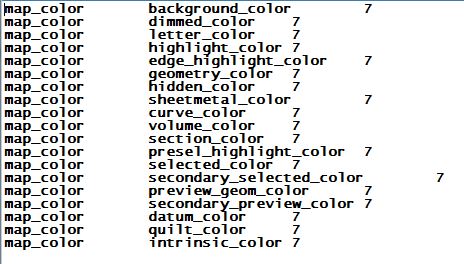 Solved: Config.pro option to change color of export to DWG