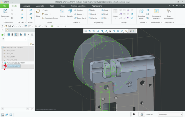 ENDER3_GAUGEMOUNT (Active) - Creo Parametric Student Edition (for educational use only) 2024-04-07 11_00_28 AM.png