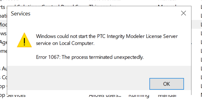 Solved: Windchill Modeler services are not starting even a