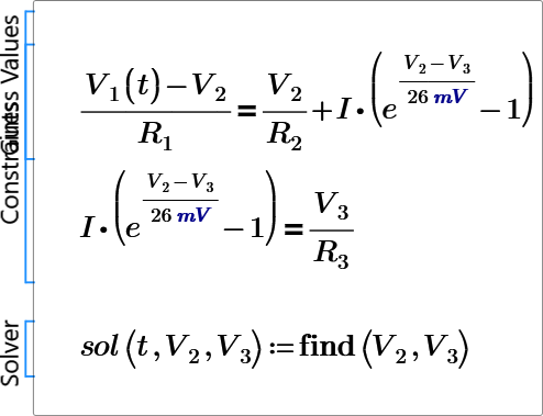 Solved: How to solve this non-linear system of eq? - PTC Community