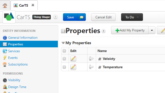 Created properties on the thing shape in classic composer