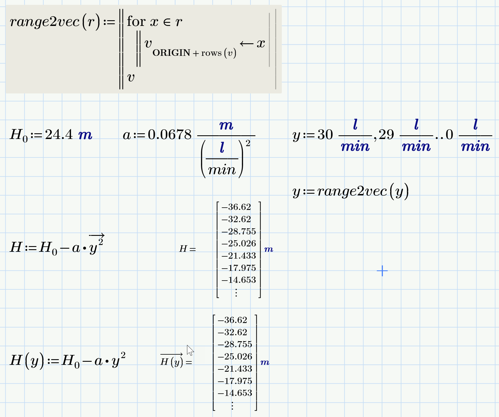 Solved: Calculation with range variables using units - PTC Community