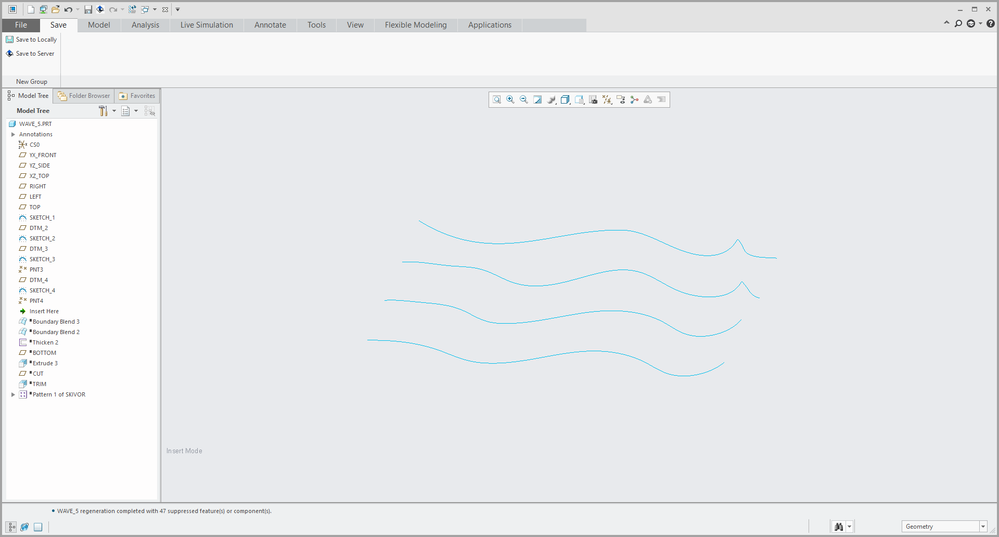 Wave sections