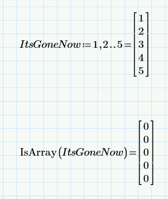 Mathcad Prime 10.0.1.0, you can't turn a range variable into a vector anymore