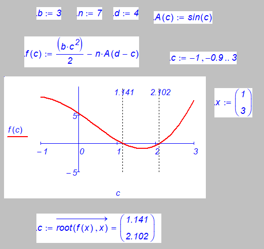 A can also be a function, here is an example.