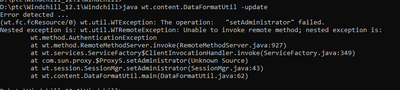Windchill Shell / Adding Data Formats in SSO ENV