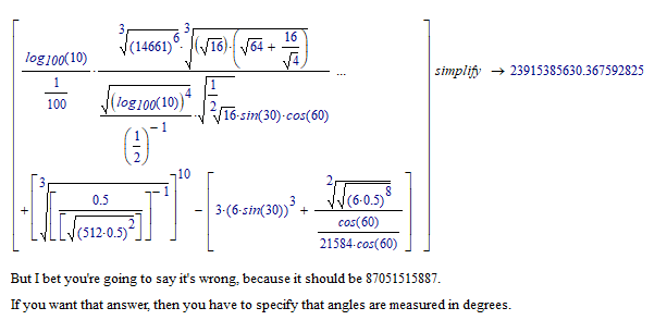 One problem for Mathcad - PTC Community
