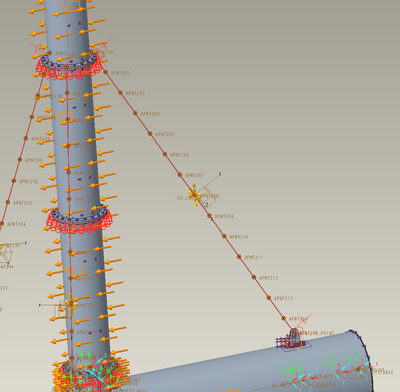 Is there any better / correct approach to constrain these tiny beam elements to stay connected?