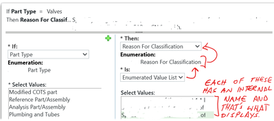 Cascading attribute displays internal name of global enumeration from PersistableAdapter
