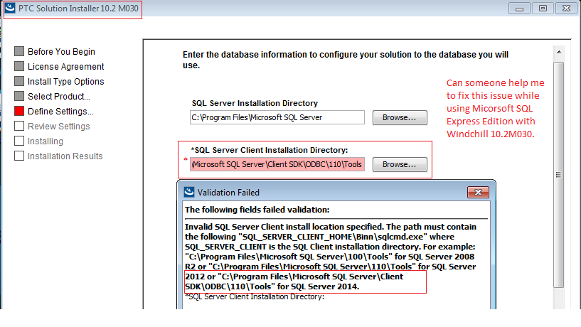 SQL Server Client Installation Issue