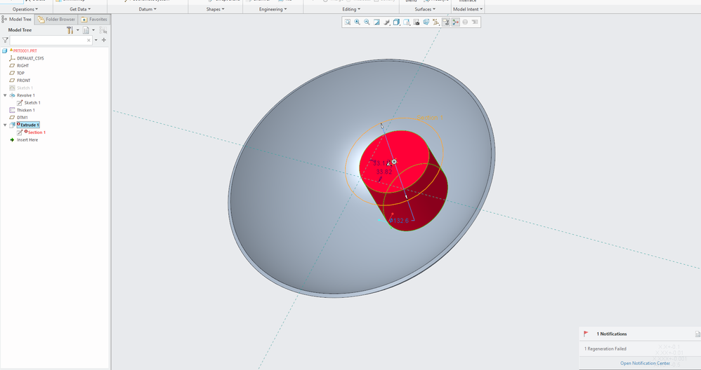 fail to regen when the origin's inside the pattern