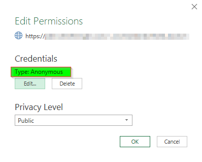 Setting needed in Power BI while using headers to authenticate