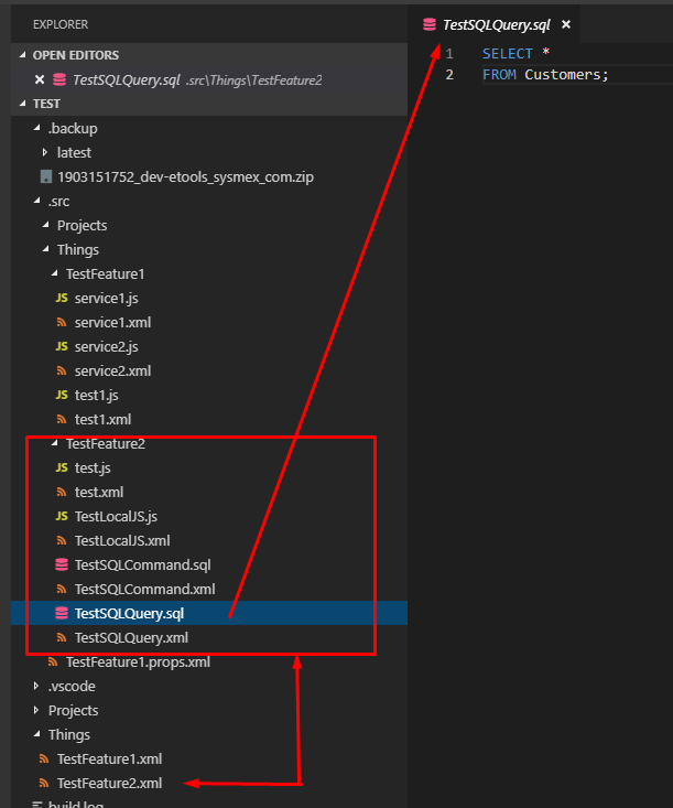 SQL related service