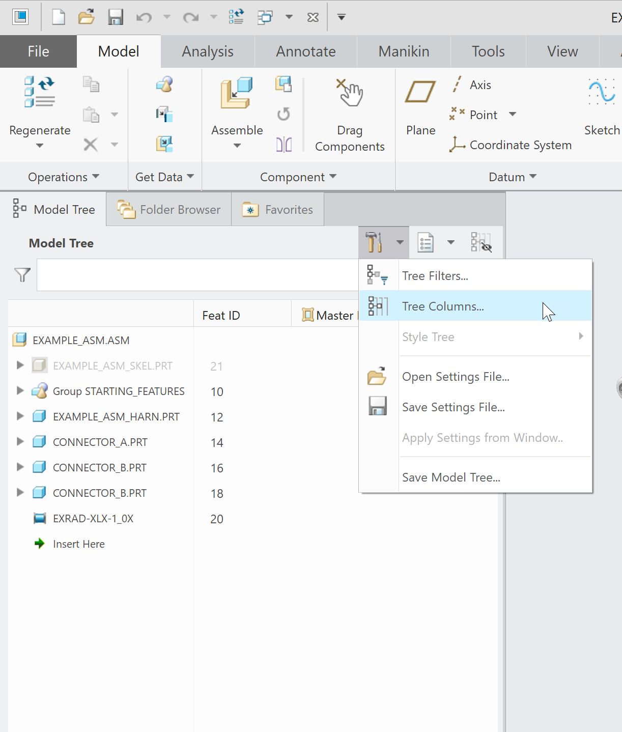 Display Parameter in Status Bar? (CREO 2.0) PTC Community