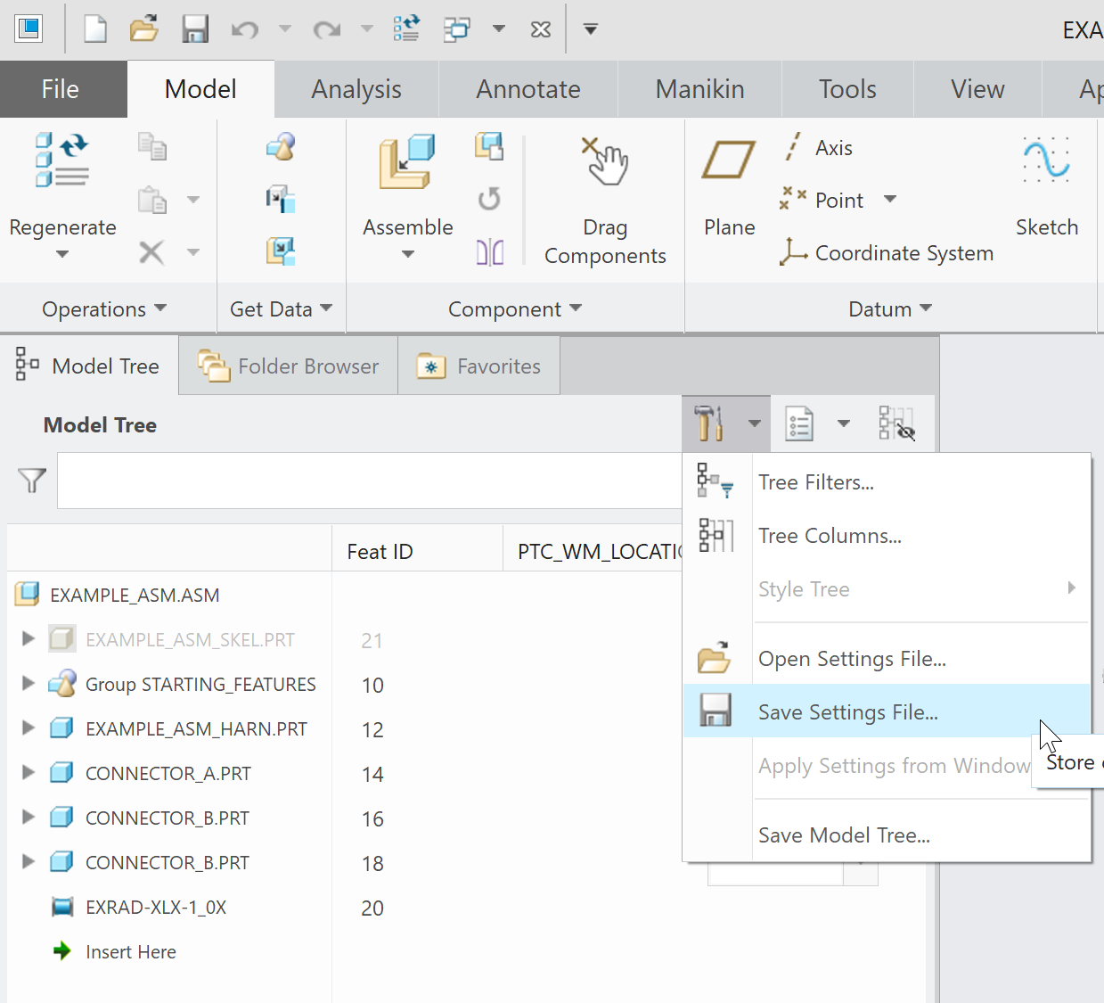 Display Parameter in Status Bar? (CREO 2.0) PTC Community