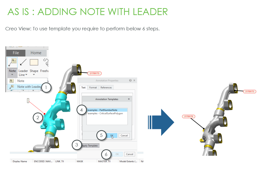 Creo View Custom Notes And Annotations - PTC Community