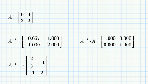 Solved: Error in evaluating an inverse Matrix - PTC Community