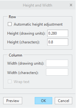 Column section is locked couldn't able to use.