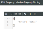 JSON showing relationship from "title" to "title"