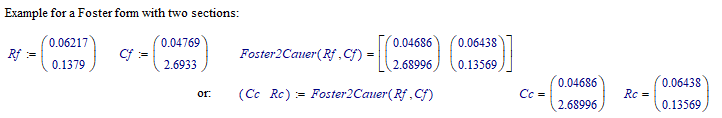 Solved: Foster to Cauer Conversion - Page 2 - PTC Community