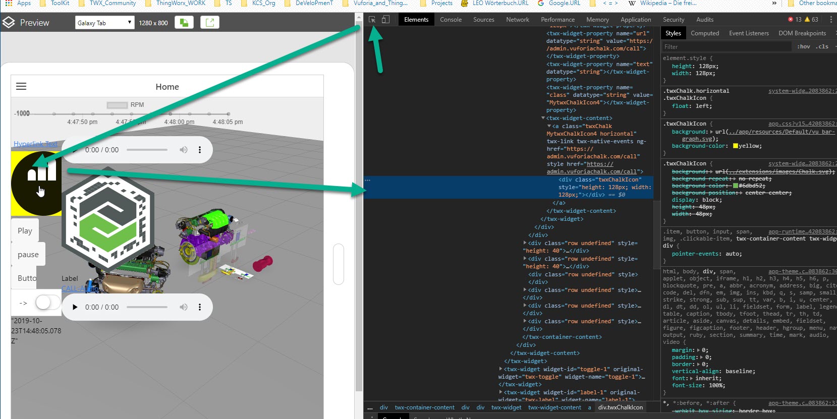 Solved: Change background for Chalk Widget - PTC Community