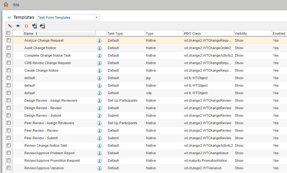 How can I find the location of Task Form Templates... - PTC Community