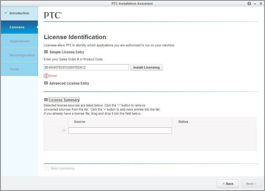 PTC_License Error.JPG