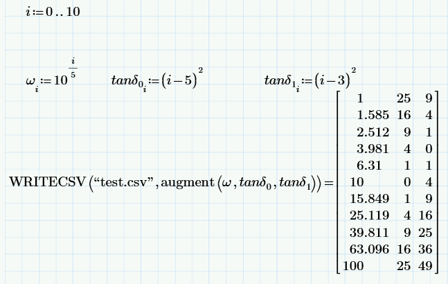 writing and reading data with MATHCAD PRIME 4.0 in... - PTC Community image.