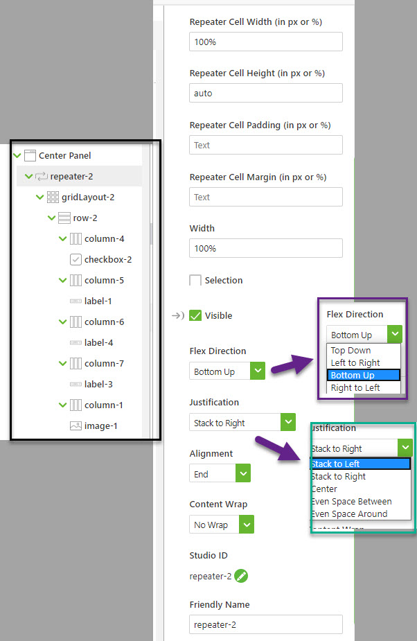 Solved How to make repeater widget to fill from Left to R... PTC Community