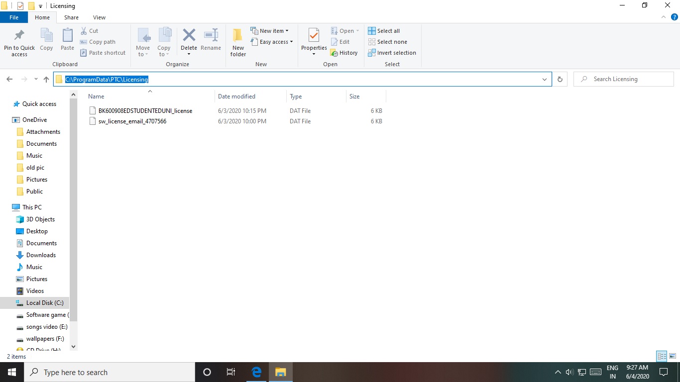 Solved: facing licence problem in Creo parametric 6.0.2.0 - PTC Community