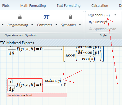 mathcad prime 6 cannot solve an equation correctly - PTC Community