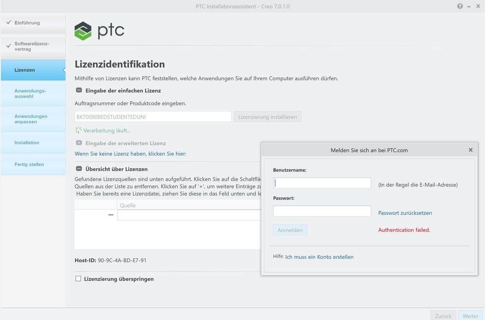 Solved: Error After Creo Student Installation PTC Community