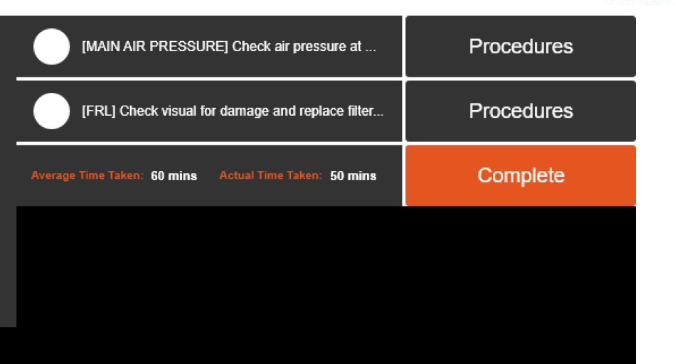 Scroll bar function in top panel for checklist PTC Community
