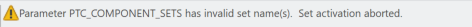 Error message