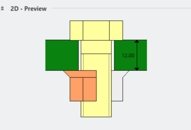 Pictorial representation in IFX tool dialogue box